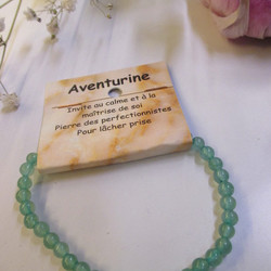 Aventurine bracelet perle de 3 mm - Original's