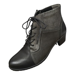 BOTTINE LACET ZIP TALON DECOUPE SUAVE 99215 - LUDIVINE CHAUSSEUR- BRETEUIL