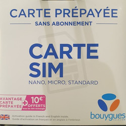 Carte sym Bouygues Telecom sans engagement - Caf des sports