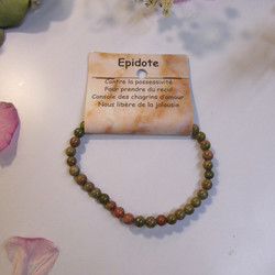 Epidote bracelet perle de 6mm - Original's