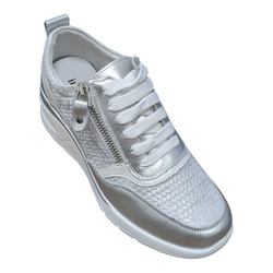 SNEAKERS TALON COMPENSE BLANC INFINI INAYA - LUDIVINE CHAUSSEUR- BRETEUIL