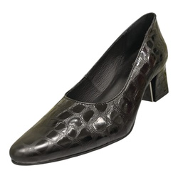 ESCARPIN TALON GEO REINO JADE - LUDIVINE CHAUSSEUR- BRETEUIL