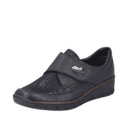 MOCASSIN VELCRO STRECH RIEKER 537C0 - LUDIVINE CHAUSSEUR- BRETEUIL