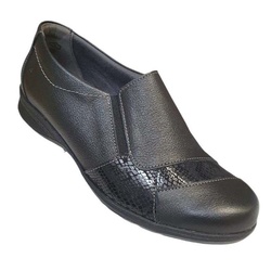 MOCASSIN NOIR ART7549 - SUAVE - - LUDIVINE CHAUSSEUR- BRETEUIL