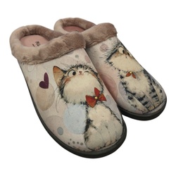 MULE FANTAISIE PLUMAFLEX GATTITO - LUDIVINE CHAUSSEUR- BRETEUIL
