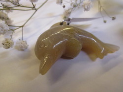 Agate pendentif dauphin - Original's