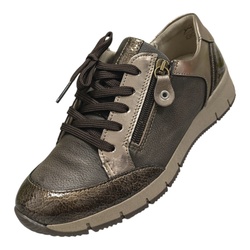 SNEAKERS LACET ZIP LARGEUR + SUAVE 10535 - LUDIVINE CHAUSSEUR- BRETEUIL