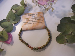 Epidote bracelet perle de 8mm - Original's