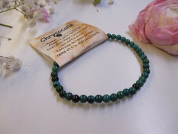 Chrysocolle bracelet perle de 3mm - Original's