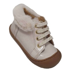 BOTTINE JULIE BEIGE COL FOURRURE - BOPY - - LUDIVINE CHAUSSEUR- BRETEUIL