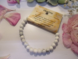 Howlite bracelet  en perle de 6mm  - Original's