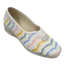 PANTOUFLE TALON COMPENSE LA MAISON DE L'ESPADRILLE 2087 - LUDIVINE CHAUSSEUR- BRETEUIL