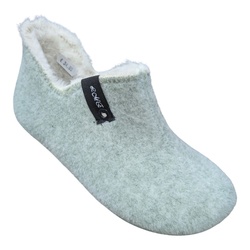 PANTOUFLE MONTANTE VERTE LA MAISON DE L'ESPADRILLE ME6036 - LUDIVINE CHAUSSEUR- BRETEUIL