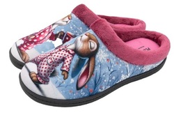 MULE FANTAISIE PLUMAFLEX 12213 LAPIN - LUDIVINE CHAUSSEUR- BRETEUIL