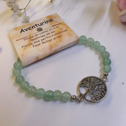 Aventurine perle de 6mm arbre de vie  - Original's