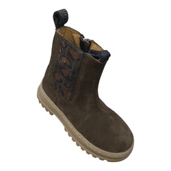 BOTTINE ZIP MARRON GBB ROMONA - LUDIVINE CHAUSSEUR- BRETEUIL