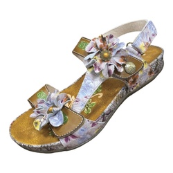 NU PIED TRIPLE VELCRO LAURA VITA LILOO06 - LUDIVINE CHAUSSEUR- BRETEUIL