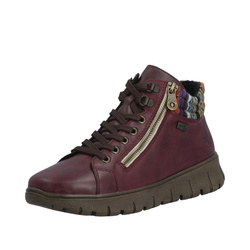 BOTTINE LACET DOUBLE ZIP GRANDE LARGEUR RIEKER N1305 - LUDIVINE CHAUSSEUR- BRETEUIL