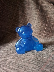 ours en rsine bleu - Minacra