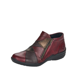 BOOT'S 2 ZIPS BORDEAUX - REMONTE -r7674-36 - LUDIVINE CHAUSSEUR- BRETEUIL
