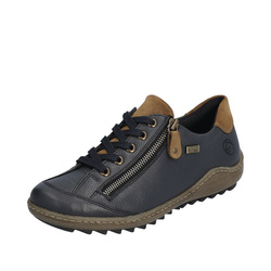 SNEAKERS LACET ZIP LARGEUR G MARINE REMONTE R1402 - LUDIVINE CHAUSSEUR- BRETEUIL