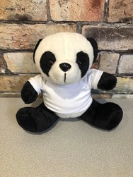 Peluche Panda avec tee-shirt personnalisable - Marev'création
