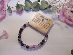 Fluorine violette en bracelet 6mm - Original's