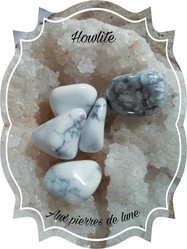 Howlite - Aux pierres de Lune