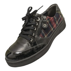 SNEAKERS LACET ZIP GRANDE LARGEUR SUAVE ART1400 - LUDIVINE CHAUSSEUR- BRETEUIL
