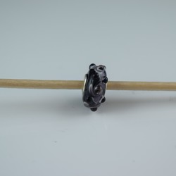 Perle compatible en verre fait main au chalumeau p115 - Bijoux BLUE  MOON