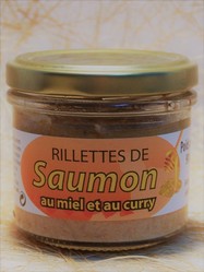 Rillettes de saumon au miel et au curry - La Cave d'Orgueil
