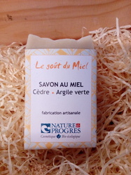 SAVON CEDRE/ARGILE VERTE - AU BIO-LOGIS