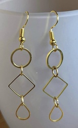 Boucles gomtrique - A024 - L'Atelier d'Aurore