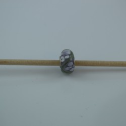 Perle compatible en verre fait main au chalumeau p70 - Bijoux BLUE  MOON