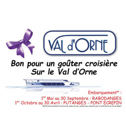 CARTE CROISIERE GOUTER ENFANT - 3 ANS - VAL D'ORNE