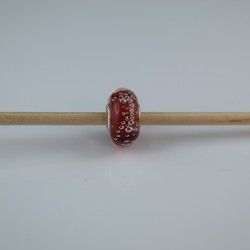 Perle compatible en verre fait main au chalumeau p125 - Bijoux BLUE  MOON