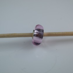 Perle compatible en verre fait main au chalumeau p88 - Bijoux BLUE  MOON