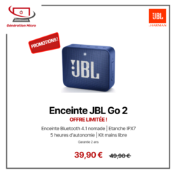 JBL GO 2 - Gnration Micro
