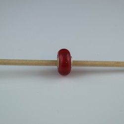 Perle compatible en verre fait main au chalumeau p124 - Bijoux BLUE  MOON