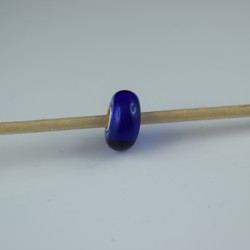 Perle compatible en verre fait main au chalumeau p91 - Bijoux BLUE  MOON