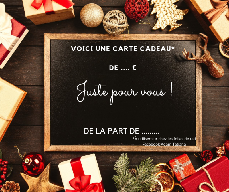 Carte Cadeau Noel Les Folies De Tatie