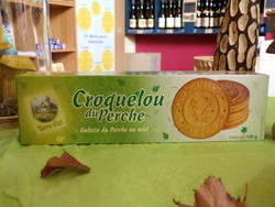 Biscuits Croquelou nature, Terre d'Ici, paquet de 120 g - Boutique de la Maison du Parc du Perche