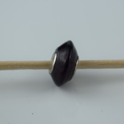 Perle compatible en verre fait main au chalumeau p16 - Bijoux BLUE  MOON