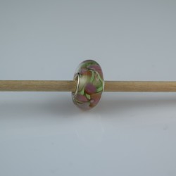 Perle compatible en verre fait main au chalumeau p83 - Bijoux BLUE  MOON