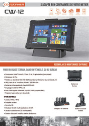 Tablette durcie Co-Worker CW12W - 12 pouces - IP65