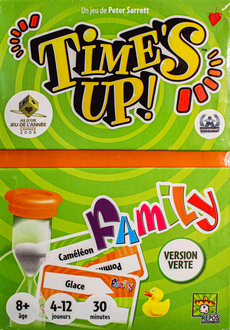 Time's up family vert, jeux de societe