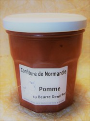 Confiture de Normandie pomme au beurre demi-sel - La Cave d'Orgueil