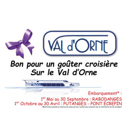 CARTE CROISIERE GOUTER ENFANT - 12 ANS - VAL D'ORNE