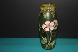 Vase LEGRAS balustre, col hexagonal - Epoque Art Nouveau - Galerie Particulire Antiquits