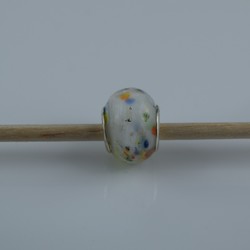 Perle compatible en verre fait main au chalumeau p2 - Bijoux BLUE  MOON